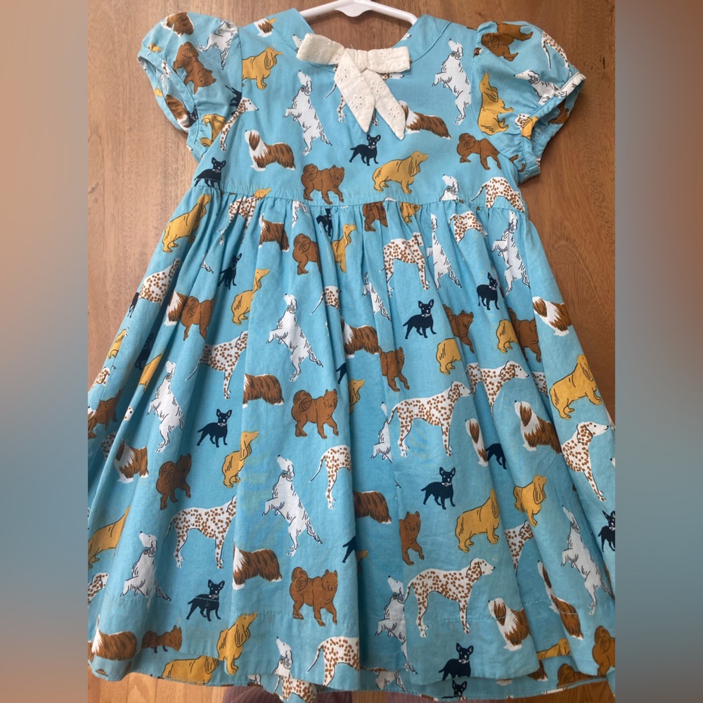 Pink Chicken Puppy Dress Size 2T